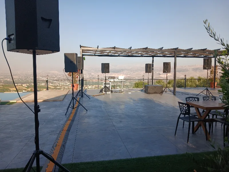 sound, light,screen and fireworks