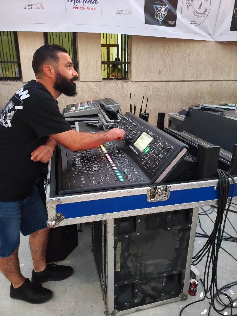 sound, light,screen and fireworks