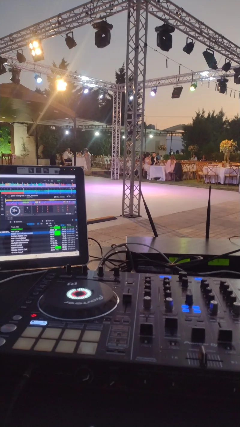 sound, light,screen and fireworks